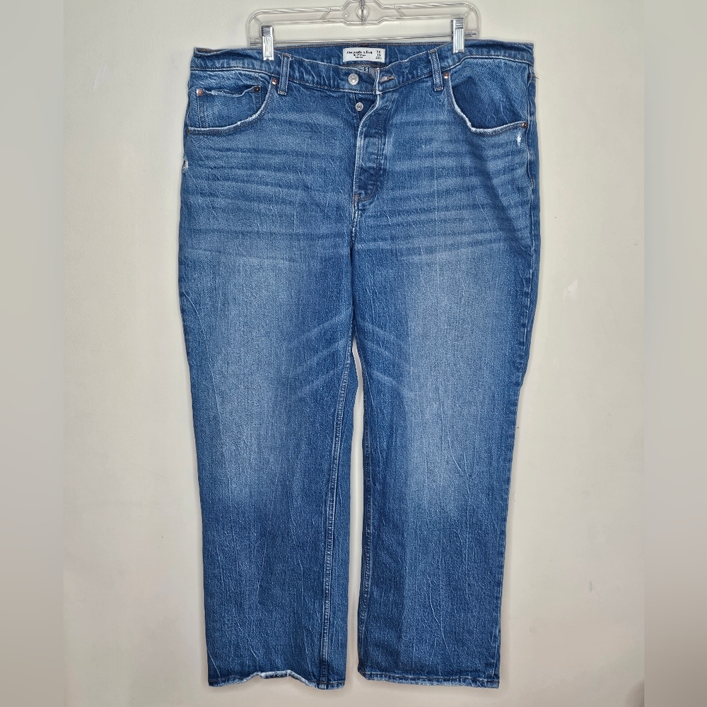 Abercrombie "the 90's baggy" low rise jeans size 18R